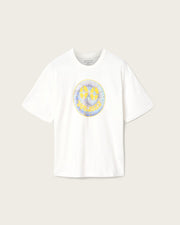 ALL SAINTS Spun Out Boxy Short Sleeve Graphic Chalk White T-Shirt