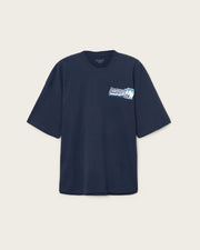 ALL SAINTS Williams X AllSaints Burnout Crew Neck Williams Blue T-Shirt