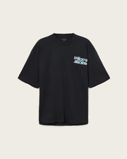 Williams X AllSaints Pole Crew Neck Washed Black T-Shirt