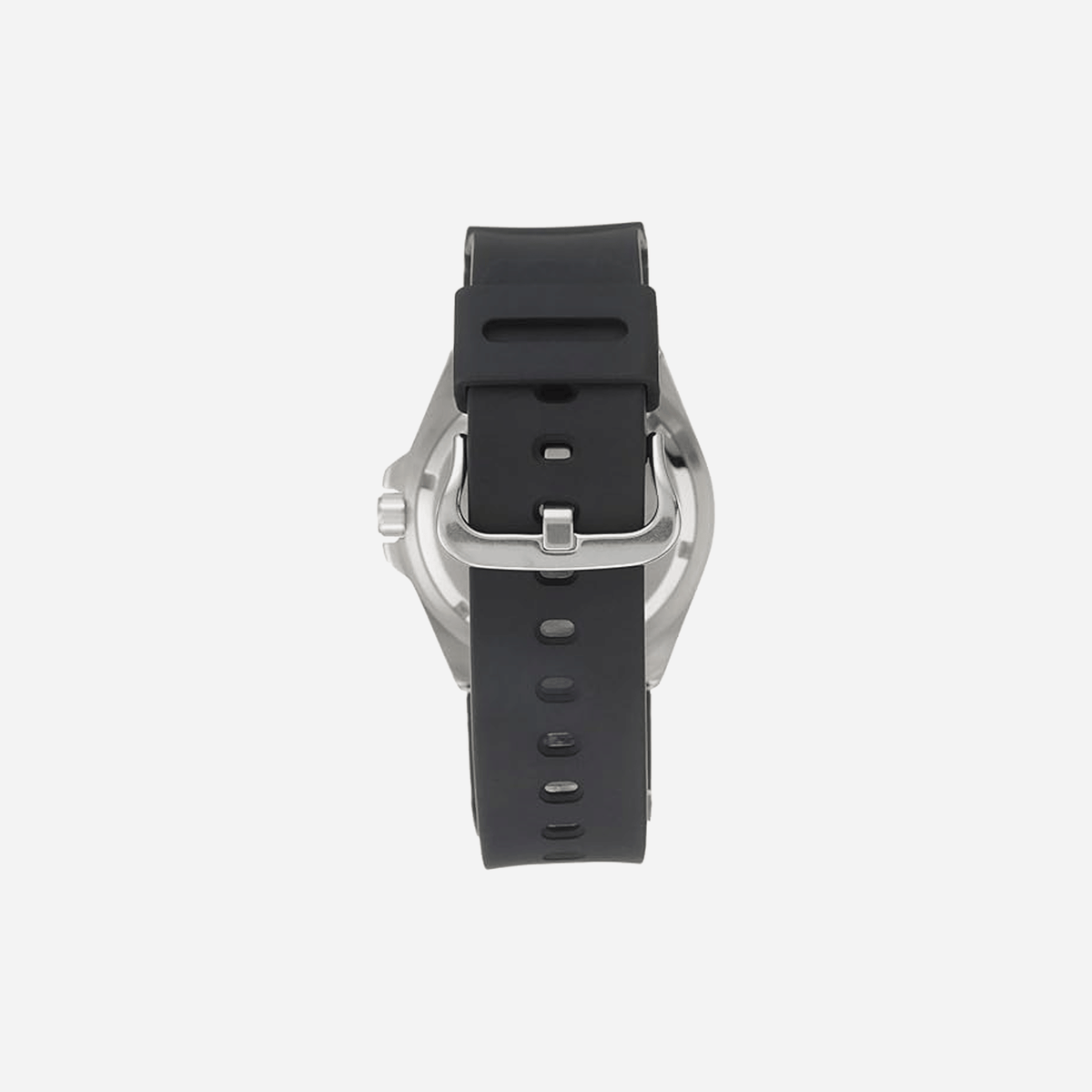Casio MDV-106B-1A2VCF Series Black Dial Blue-Red Case Resin Band Analog Watch