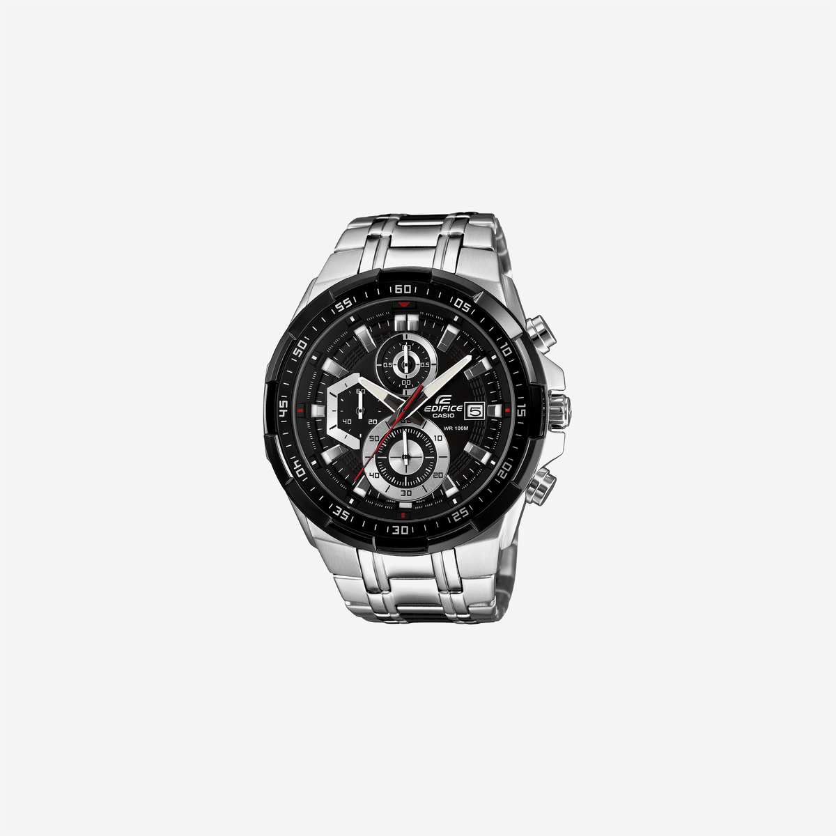 Casio Edifice EFR-539D-1AVUDF Quartz Black Dial Chronograph Stainless Steel Watch