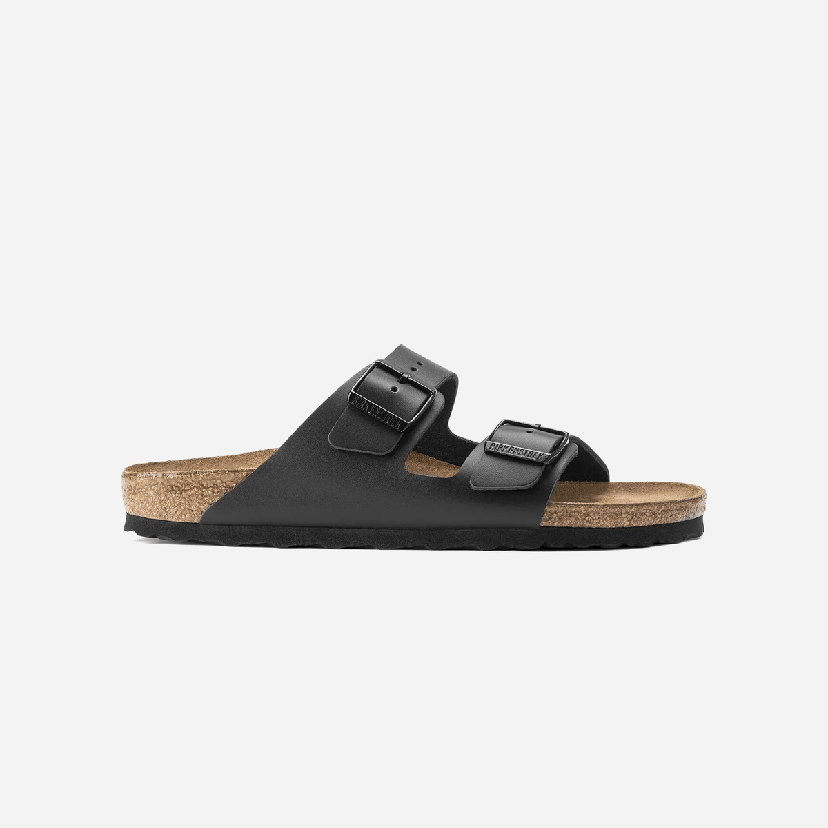 Birkenstock Arizona Black Natural Leather Regular Fit