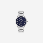 Casio Enticer MTP-SN5YD-2A Quartz Blue Dial Analog Stainless Steel Watch