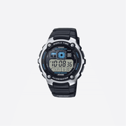 Casio AE-2000W-1AVCF AE2000W-1AV Silver-Tone and Black Multi-Functional Digital Sport Watch