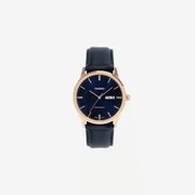 Casio Enticer MTP-SN8YRL-2B Quartz Blue Dial Analog Leather Watch