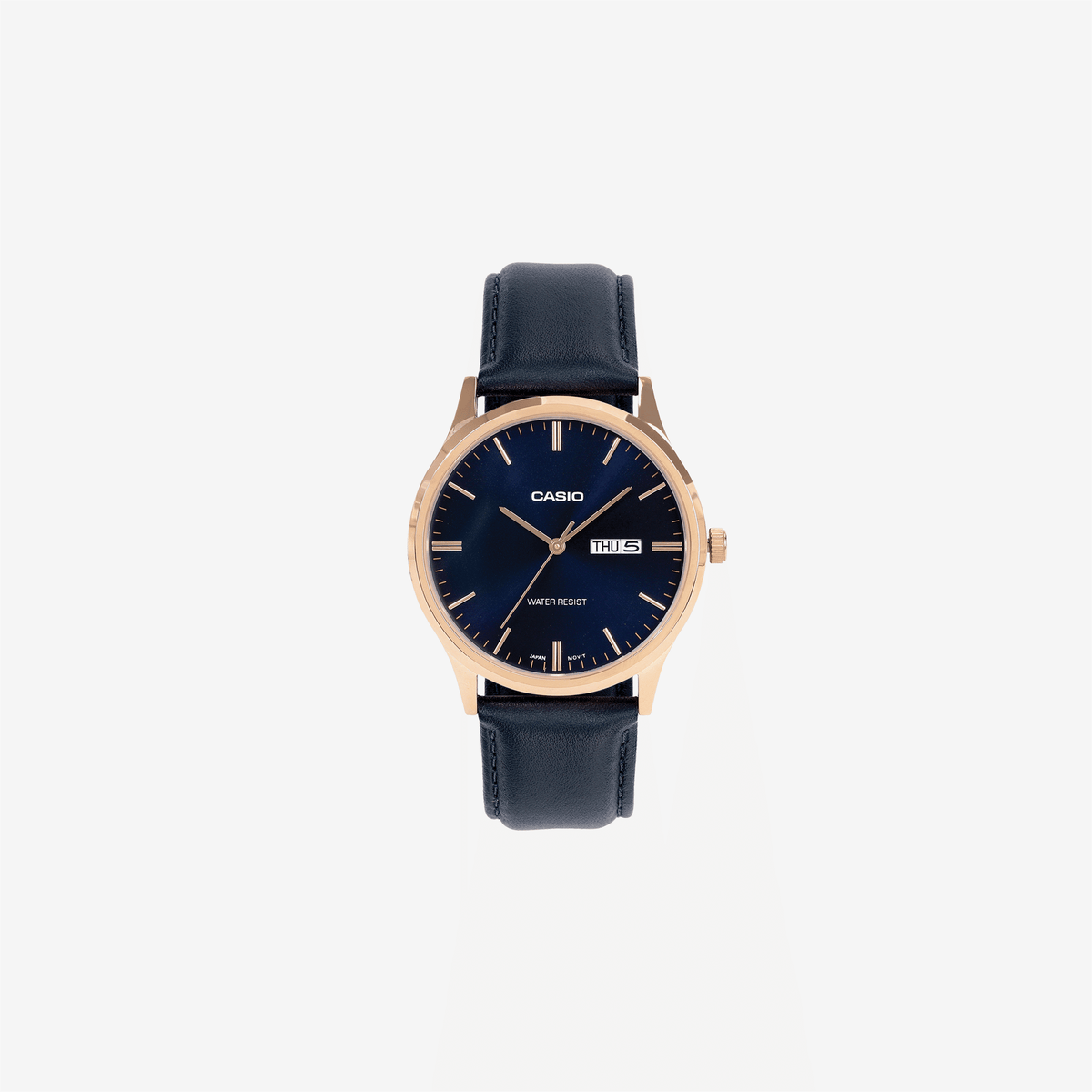 Casio Enticer MTP-SN8YRL-2B Quartz Blue Dial Analog Leather Watch