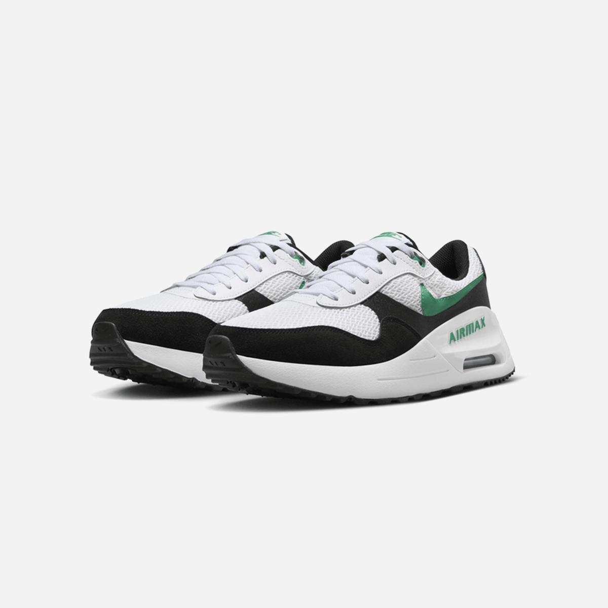 Nike Air Max SYSTM White Black Stadium Green