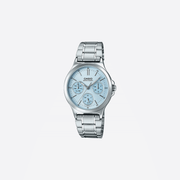 Casio Enticer LTP-V300D-2AUDF Quartz Blue Dial Analog Stainless Steel Watch
