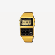 Casio DBC611G-1D Gold Tone 25 Memory Calculator Databank Watch