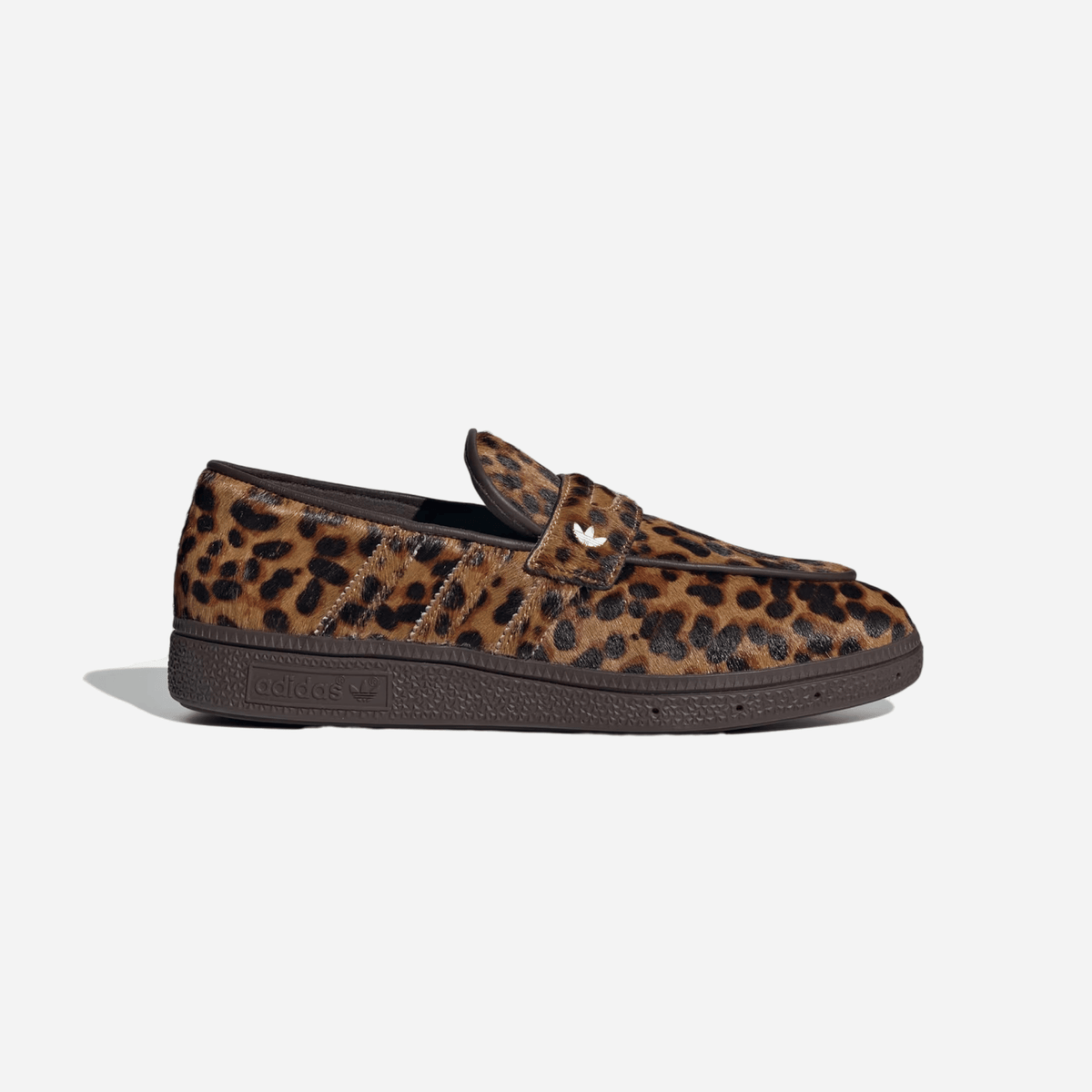 Adidas Handball Spezial Loafer Leopard Print Dark Brown Womens