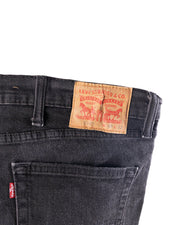 Levis 514TM Relaxed Straight Fit Men's Jeans - Black (48)