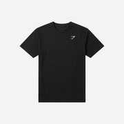 Gymshark Crest T-Shirt Black Regular Fit