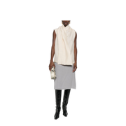 Ecru Scarf Blouse