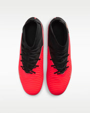 Nike Phantom 6 High Club Multi-Ground Soccer Cleats  Bright Crimson/Black/Blur
