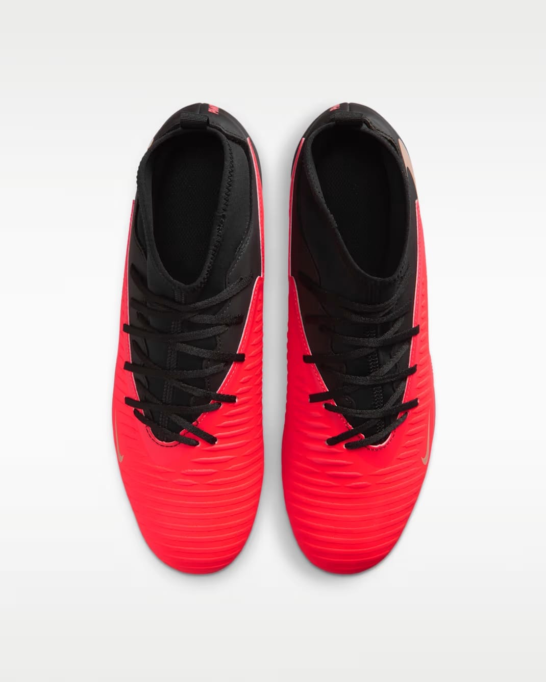 Nike Phantom 6 High Club Multi-Ground Soccer Cleats  Bright Crimson/Black/Blur