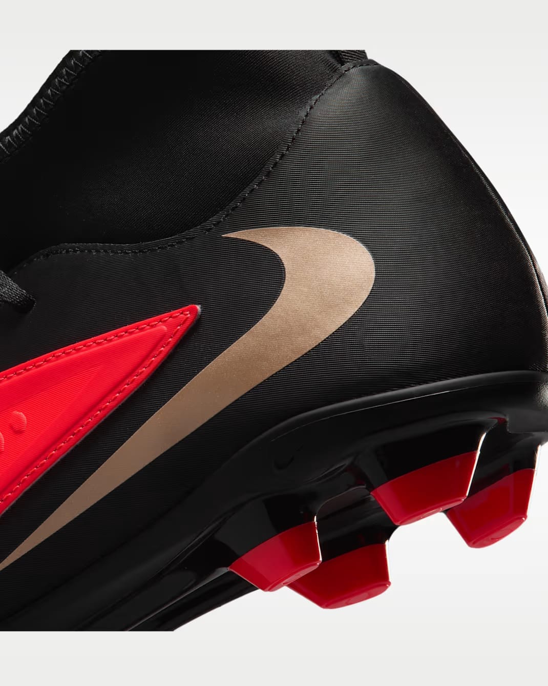 Nike Phantom 6 High Club Multi-Ground Soccer Cleats  Bright Crimson/Black/Blur
