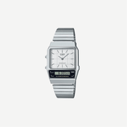 Casio Vintage AQ-800E-7ADF Silver Vintage Combination Watch Dual Time