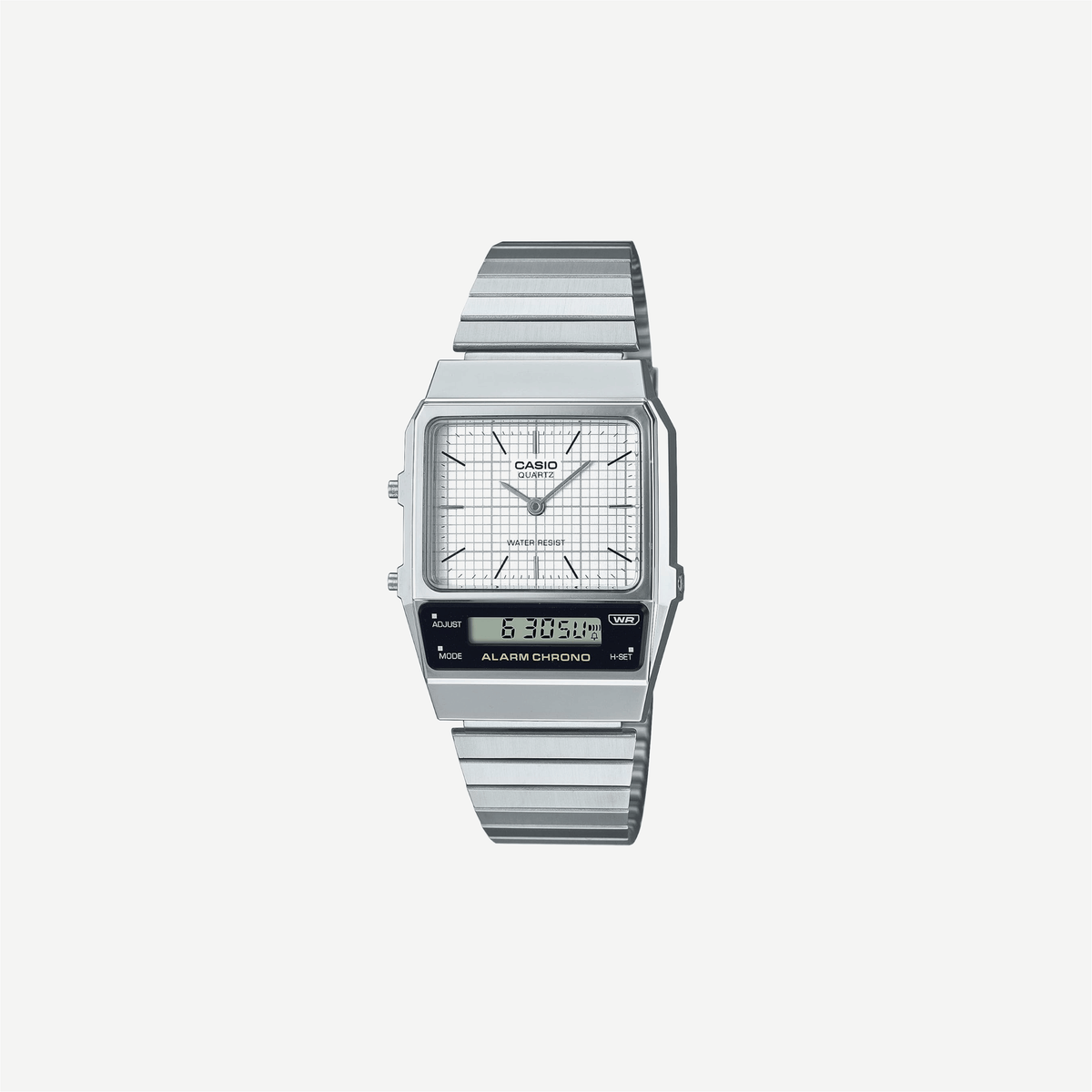 Casio Vintage AQ-800E-7ADF Silver Vintage Combination Watch Dual Time