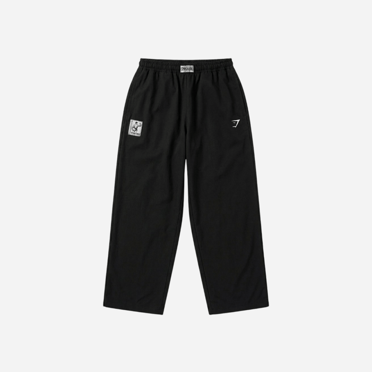 Gymshark Straight Leg Pumper Pants Black Oversized Fit