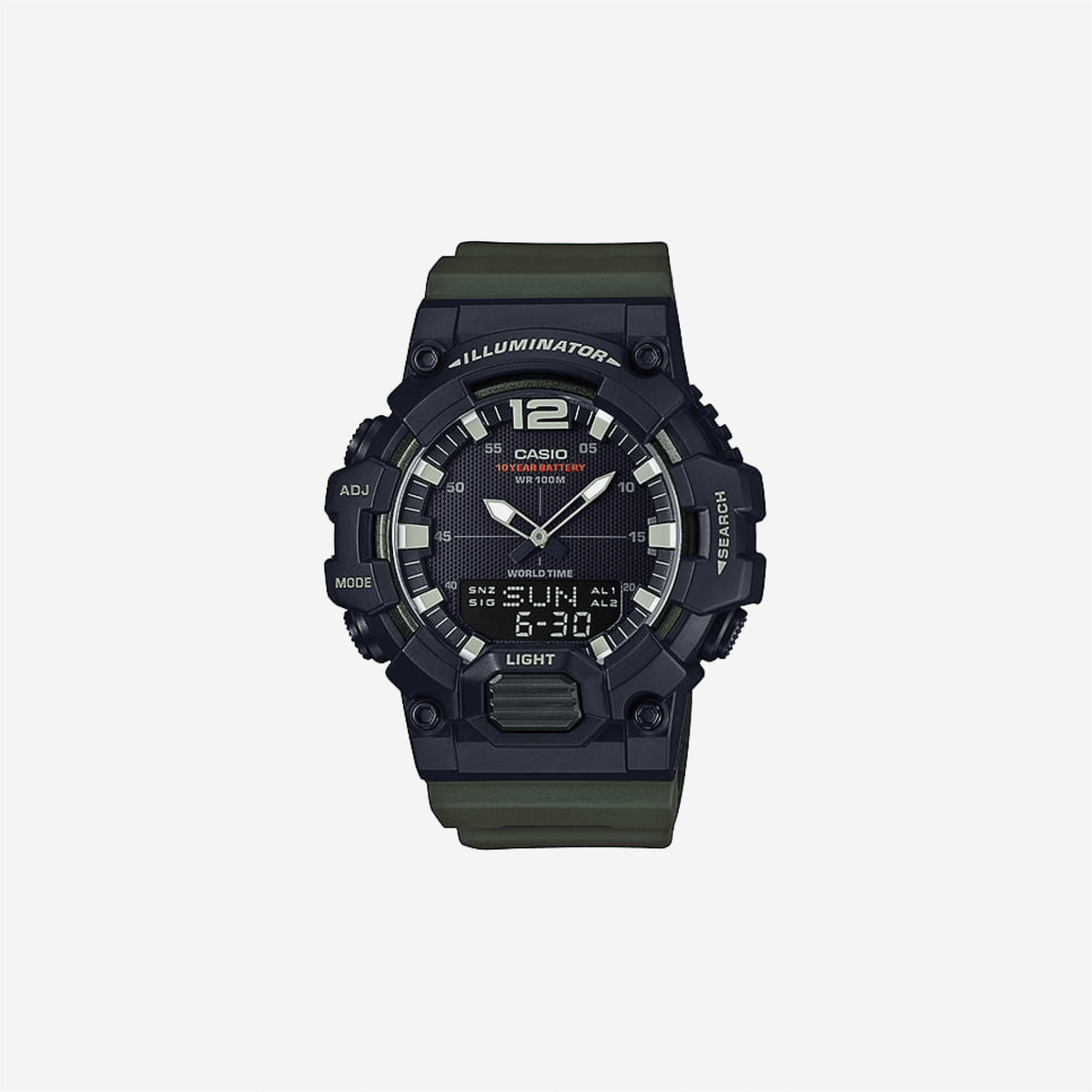 Casio Youth HDC-700-3AVDF Quartz Black Dial Analog-Digital Resin Watch