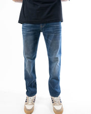 Calvin Klein Jeans Mid-Rise Denim Blue Slim Fit Jeans (30)