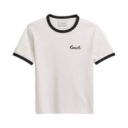 Coach Coach Ringer T-Shirt in White