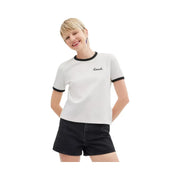 Coach Coach Ringer T-Shirt in White