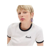 Coach Coach Ringer T-Shirt in White