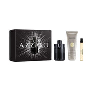 Azzaro The Most Wanted EDP Intense Holiday Giftset (EDP + Hair and Body Wash + Travel Size) (3 pcs) - Azzaro