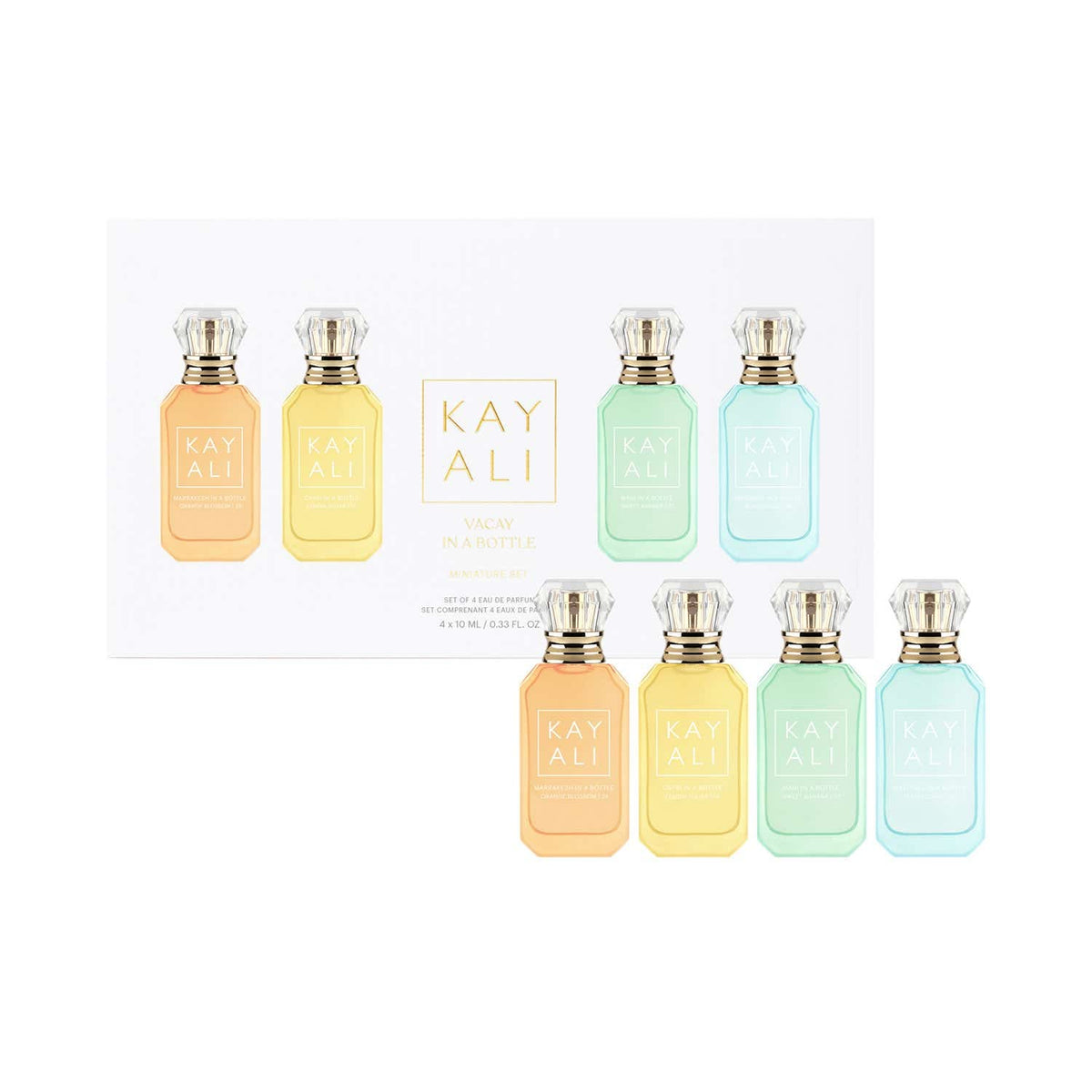 Kayali Vacay in a Bottle Miniature Set (4 x 10 ml) - Kayali