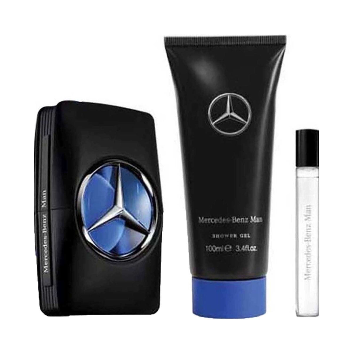Mercedes-Benz Man Gift Set Eau De Toilette with Shower Gel and Pen Spray (3Pcs) - Mercedes-Benz