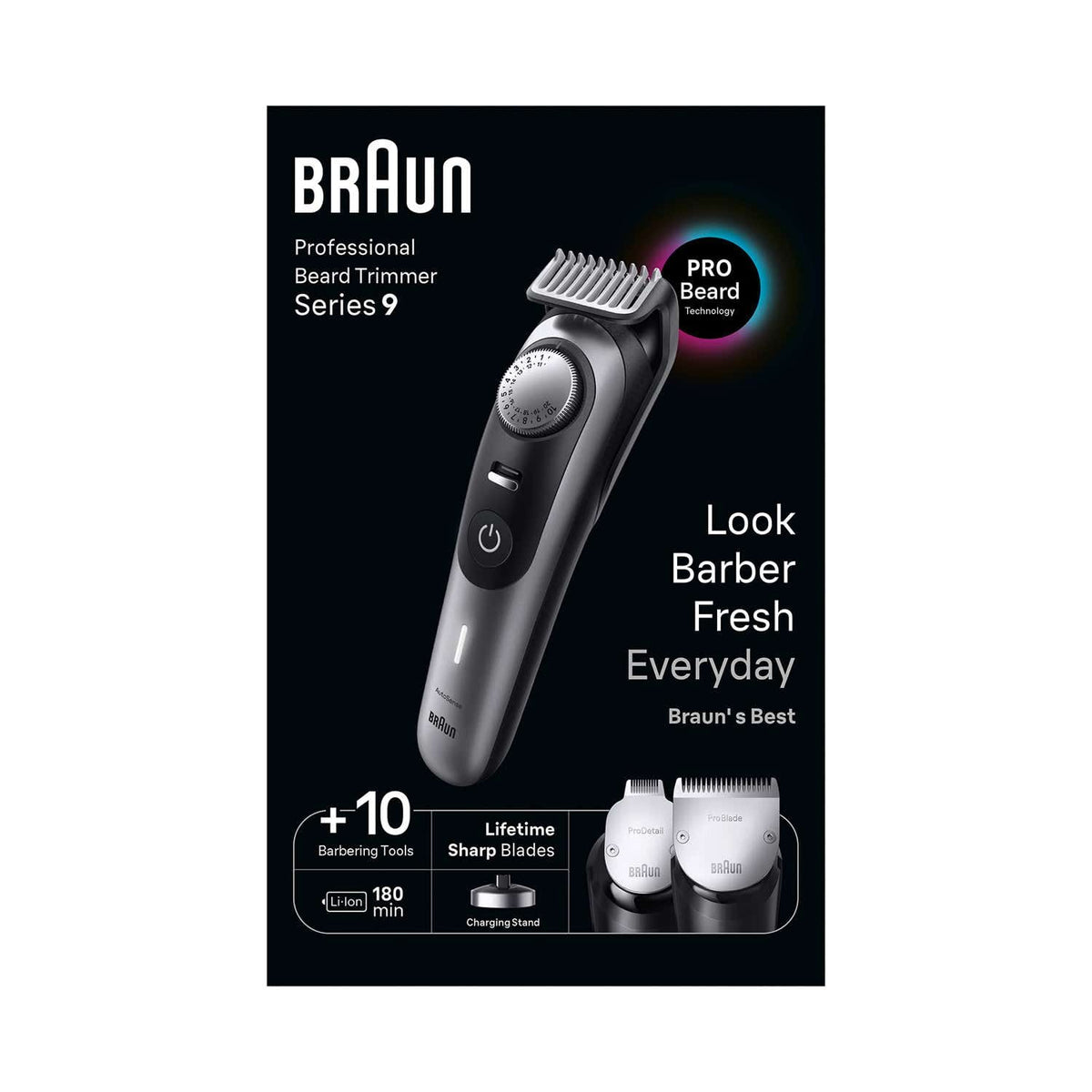 Braun Professional Beard Trimmer Series 9 - BT9420 - Braun
