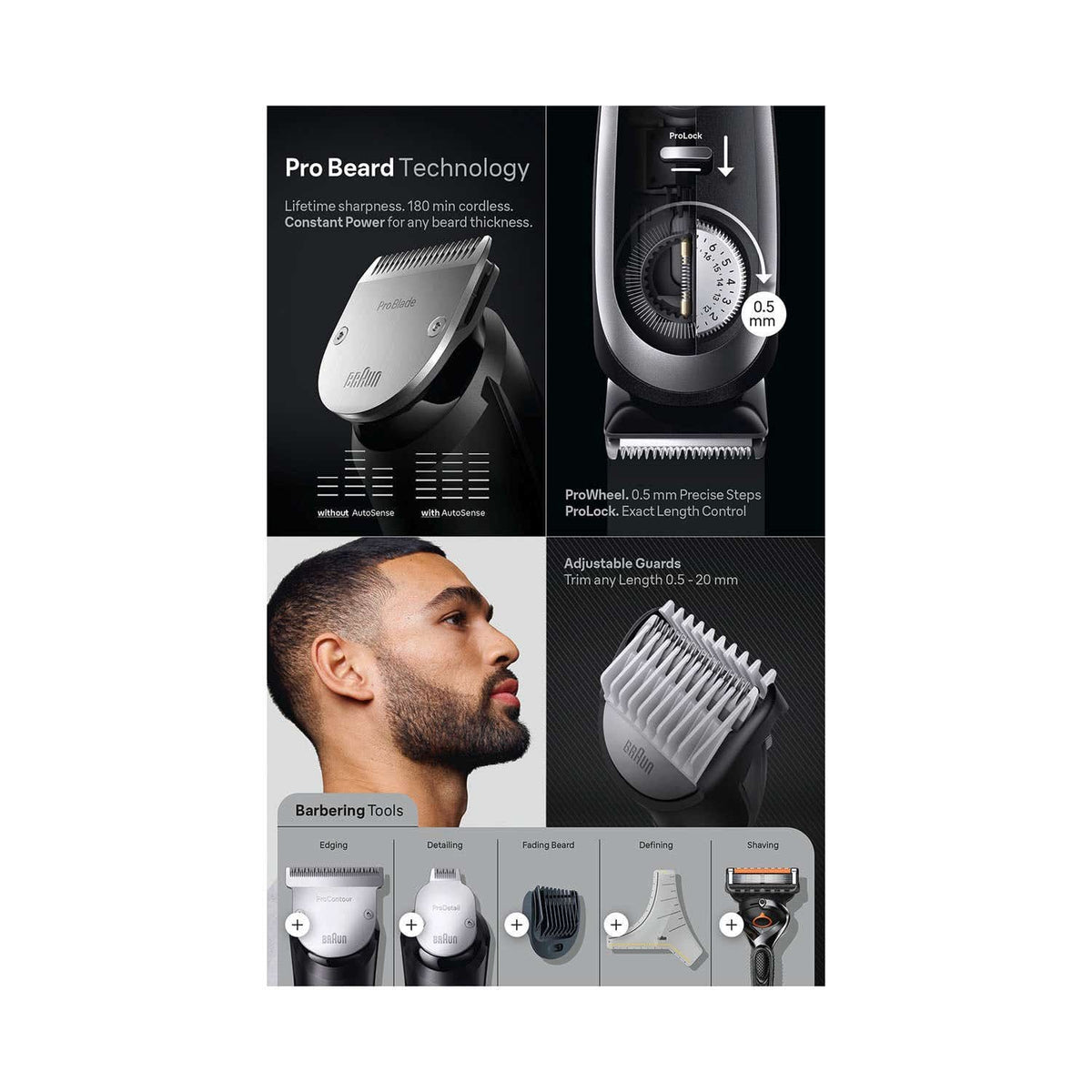 Braun Professional Beard Trimmer Series 9 - BT9420 - Braun