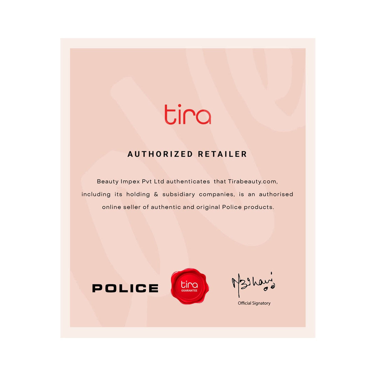 Police Cosmopolitan + To Be Rose Combo - Police