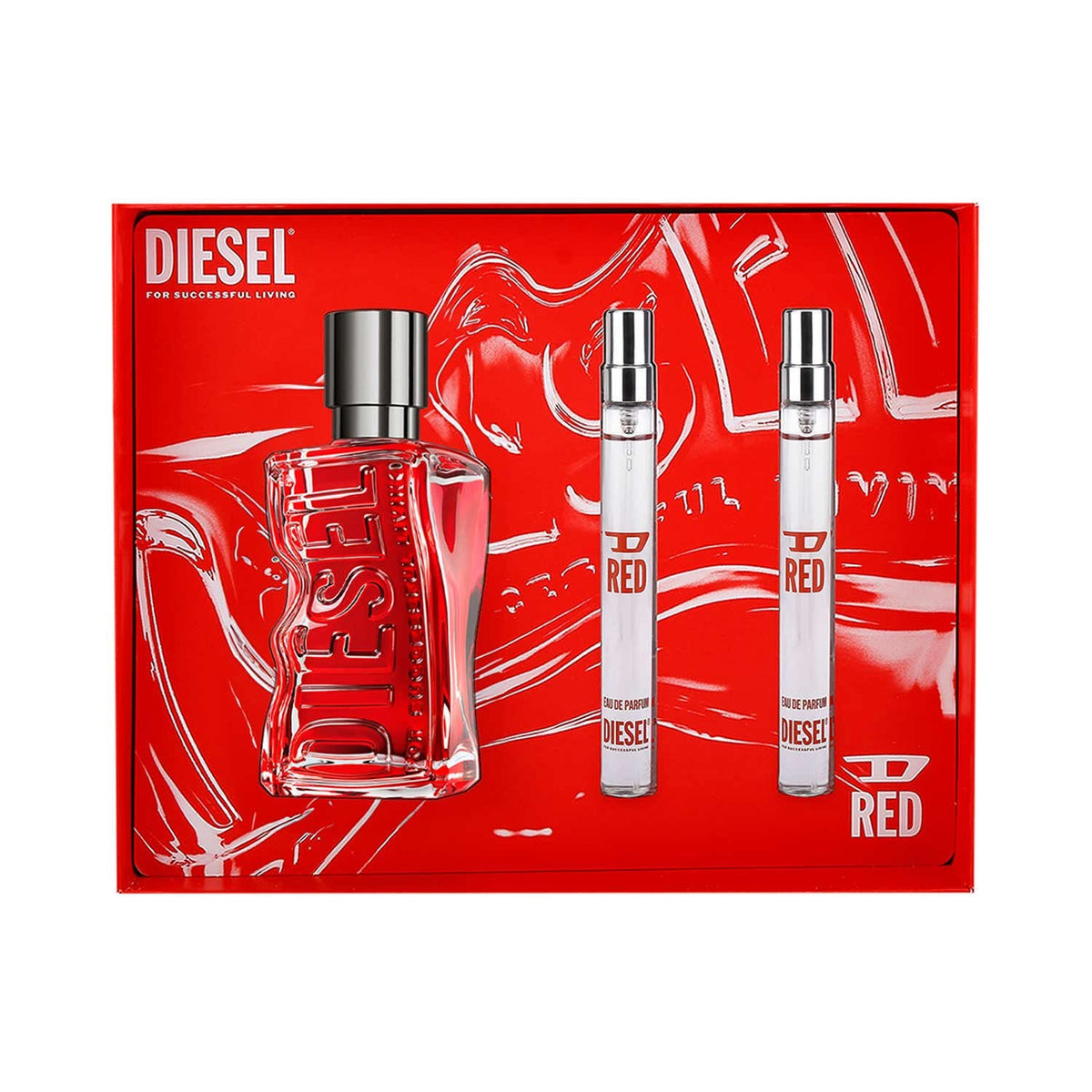 Diesel D Red Set Eau de Parfum (100 ml) + (2 x 10 ml) - Diesel