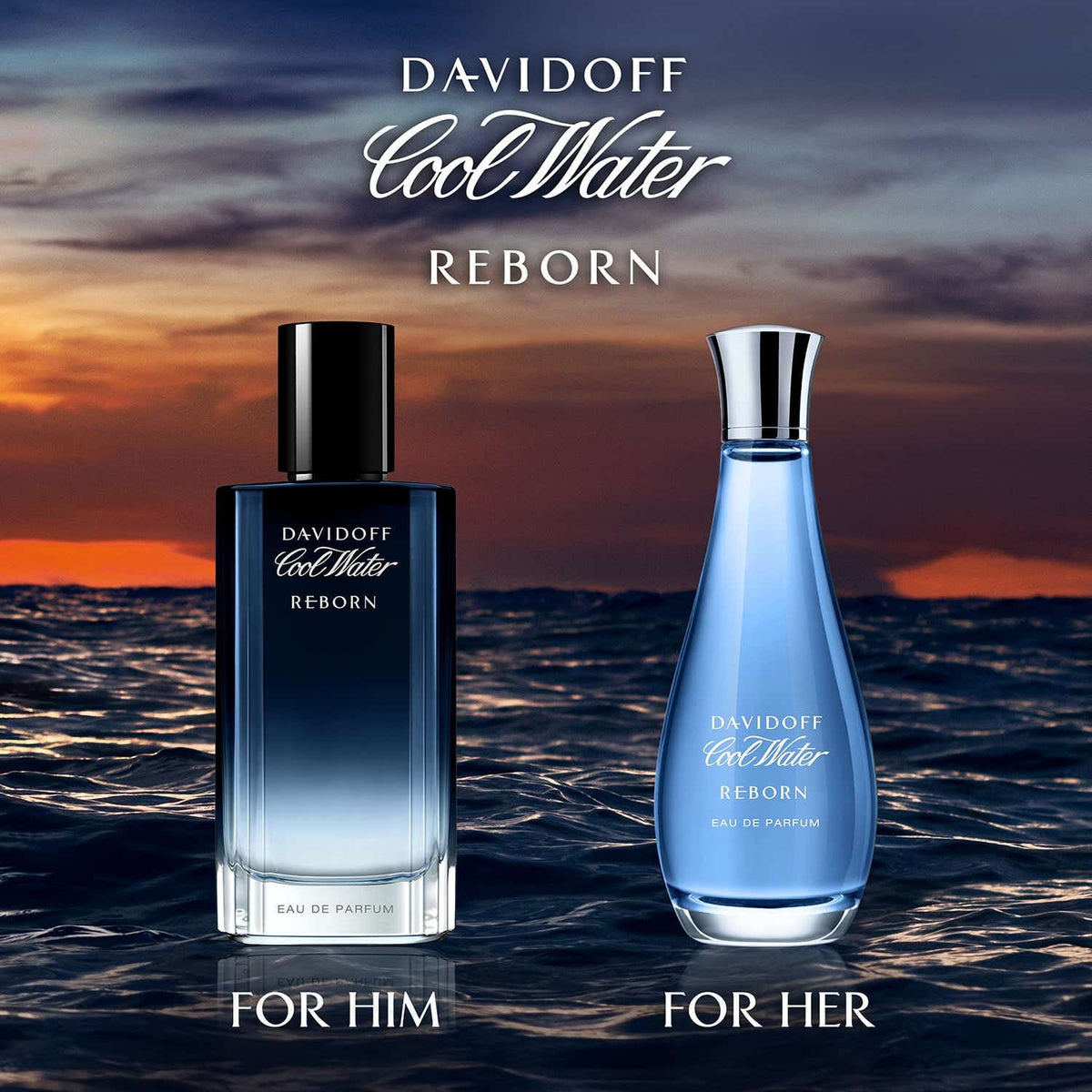 DAVIDOFF Cool Water Reborn Eau De Parfum For Men (100ml) - DAVIDOFF
