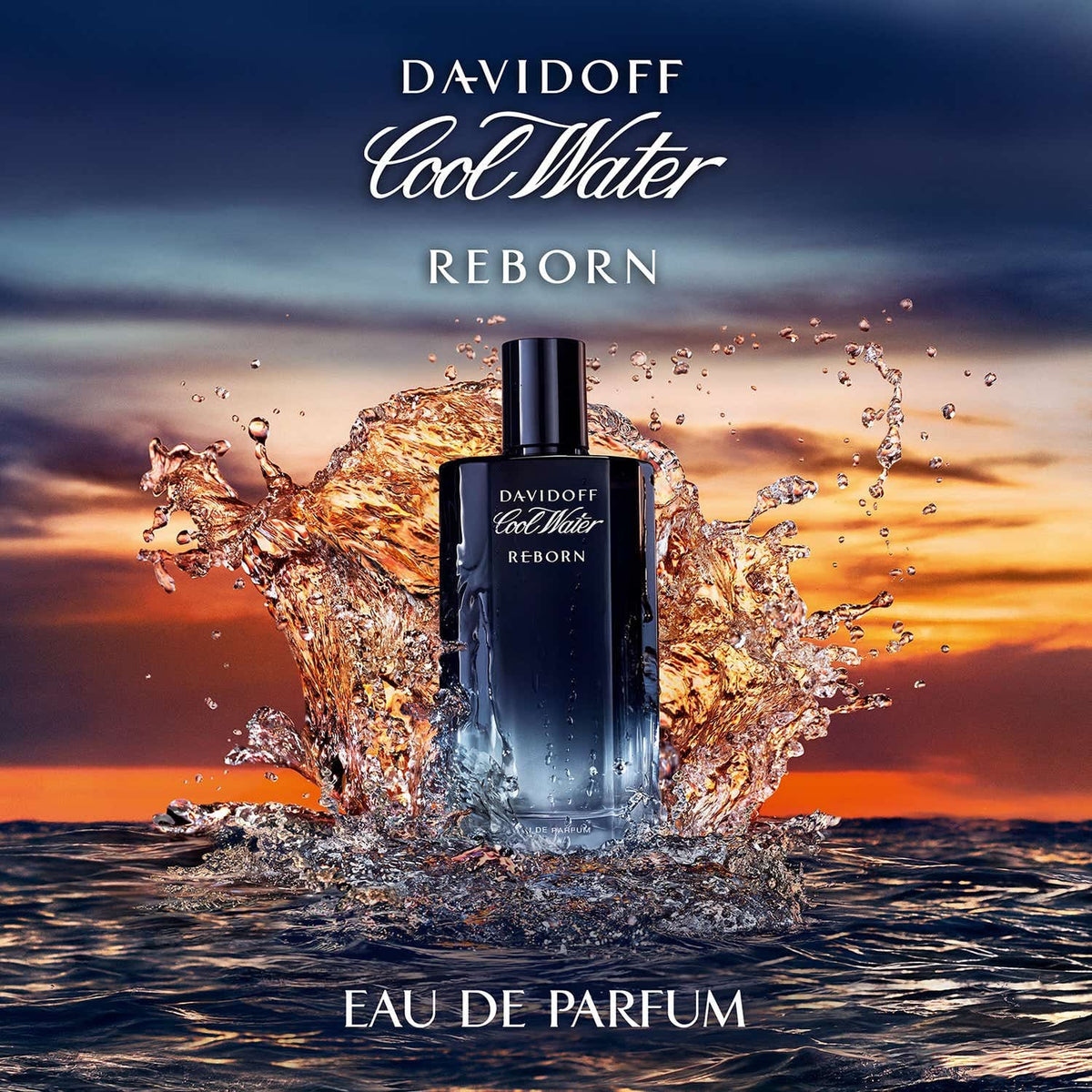 DAVIDOFF Cool Water Reborn Eau De Parfum For Men (100ml) - DAVIDOFF
