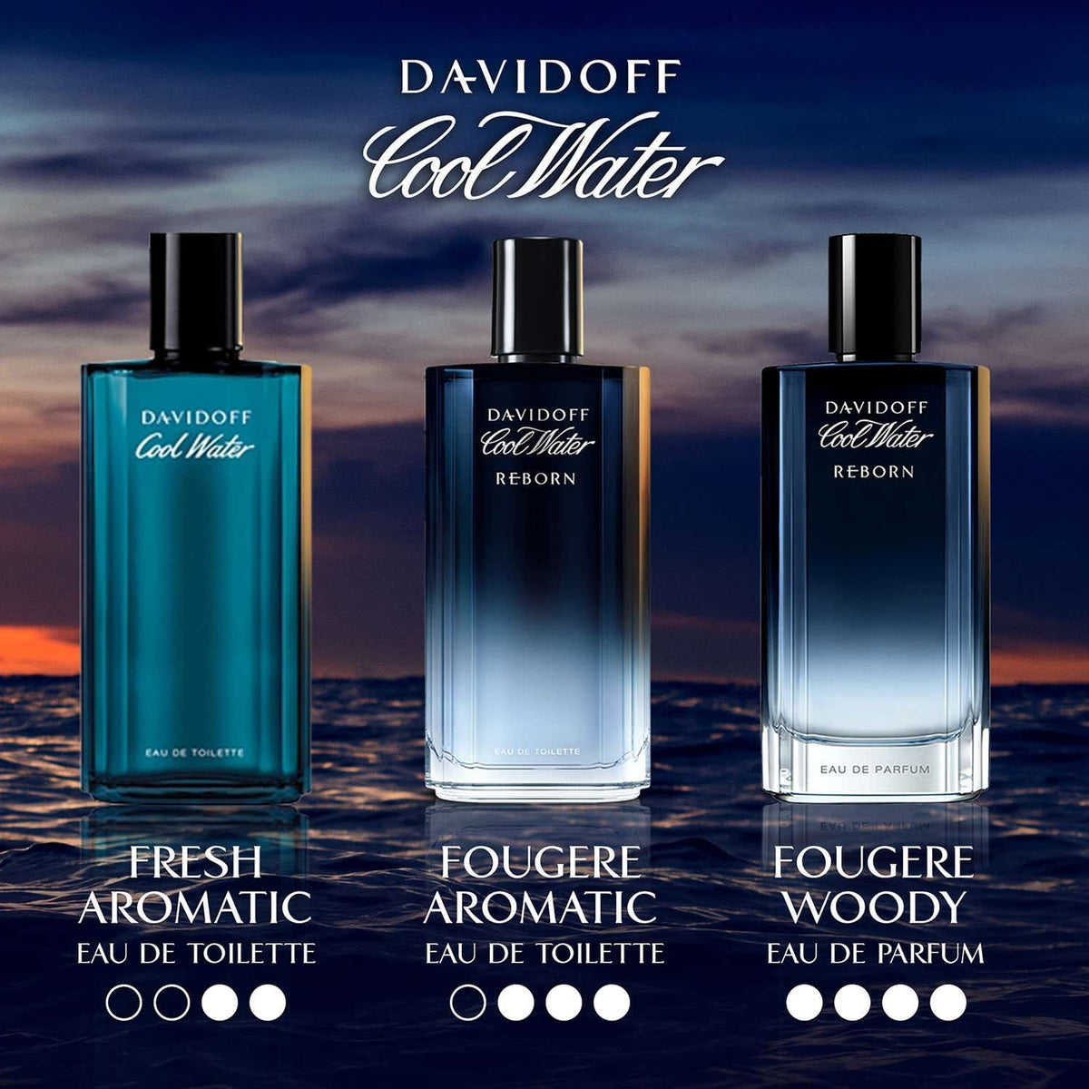 DAVIDOFF Cool Water Reborn Eau De Parfum For Men (100ml) - DAVIDOFF