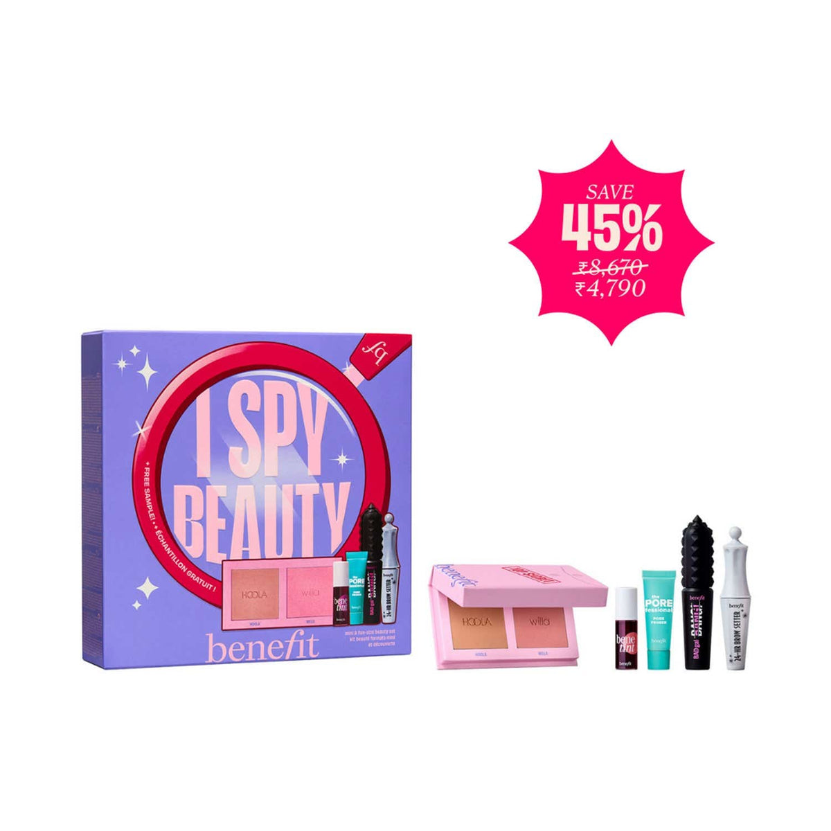 Benefit Cosmetics I Spy Beauty Mini & Fun-Size Most Loved Set (5 pcs) - Benefit Cosmetics