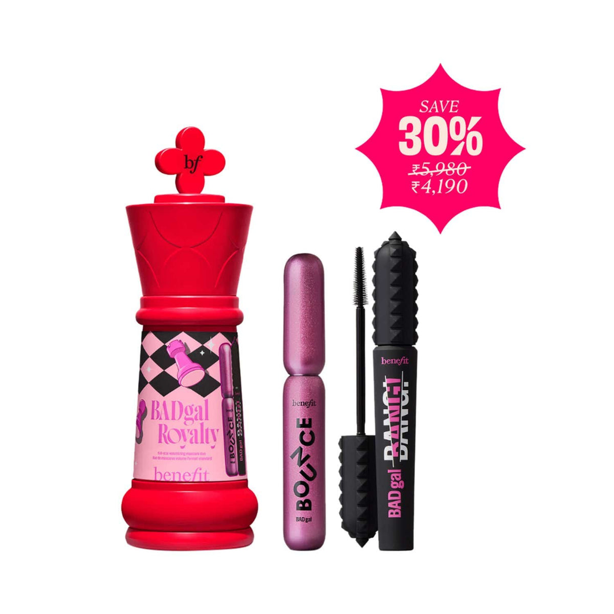 Benefit Cosmetics Badgal Royalty Mascara Duo - Black (2 pcs) - Benefit Cosmetics
