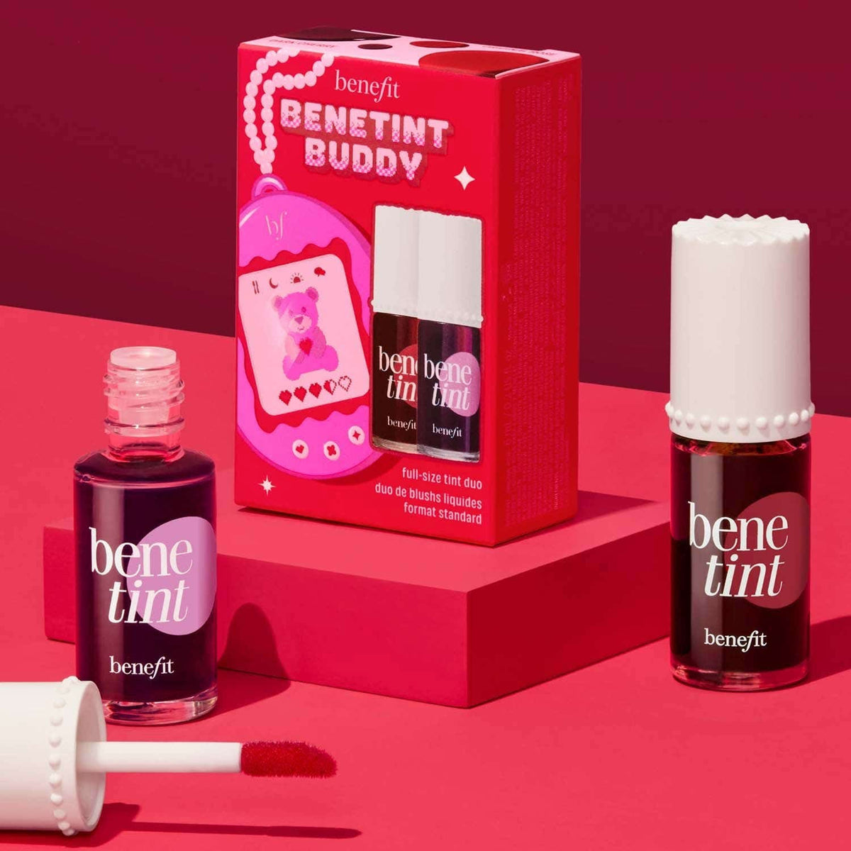 Benefit Cosmetics Benetint Buddy Full-Size Tint Duo - Original Rose Dark Cherry (2 pcs) - Benefit Cosmetics