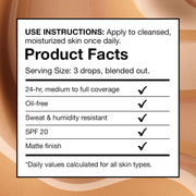 CLINIQUE Even Better Clinical Serum Foundation Broad Spectrum SPF 20 - WN 46 Golden Neutral (30 ml) - CLINIQUE