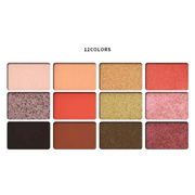 Charmacy Milano Eyeshadow 12 colors palette (10 g) - Charmacy Milano