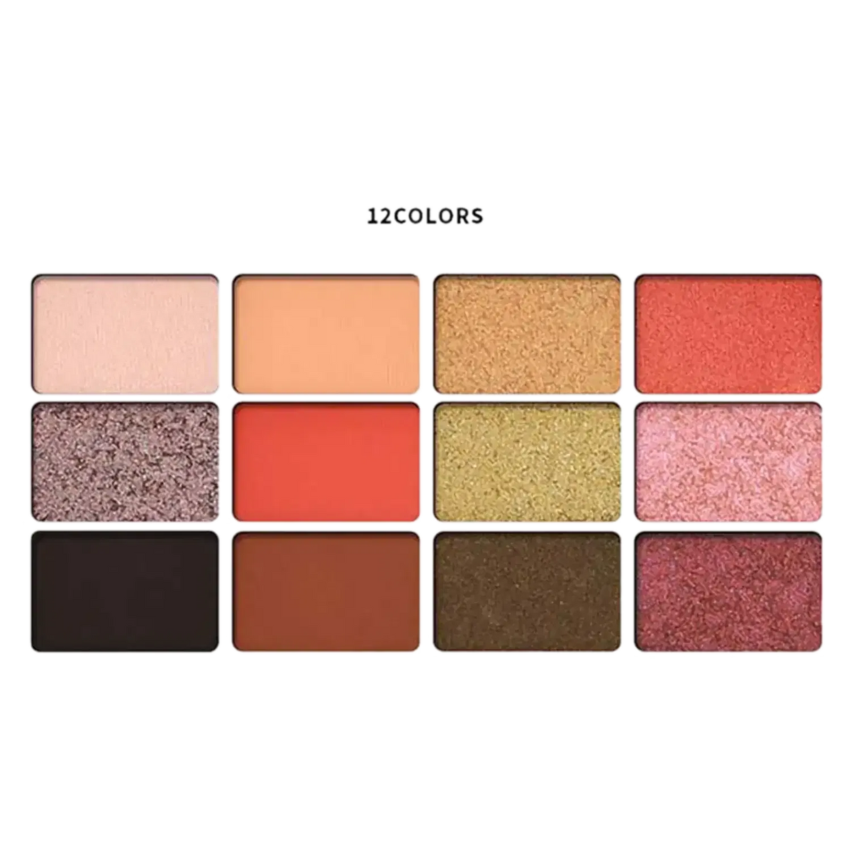 Charmacy Milano Eyeshadow 12 colors palette (10 g) - Charmacy Milano
