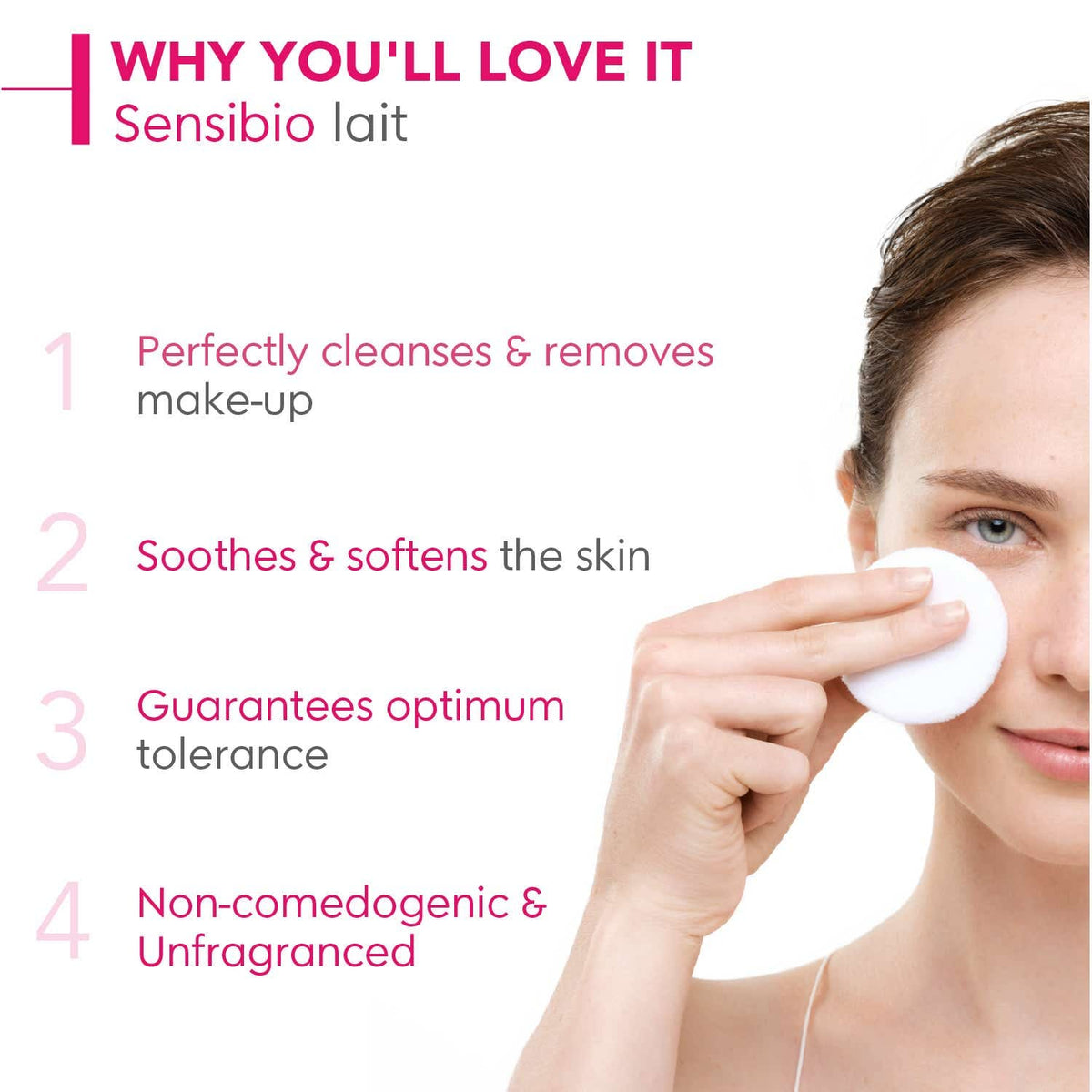 Bioderma Sensibio Lait A Non-Rinse Makeup Removing Milk (250ml) - Bioderma