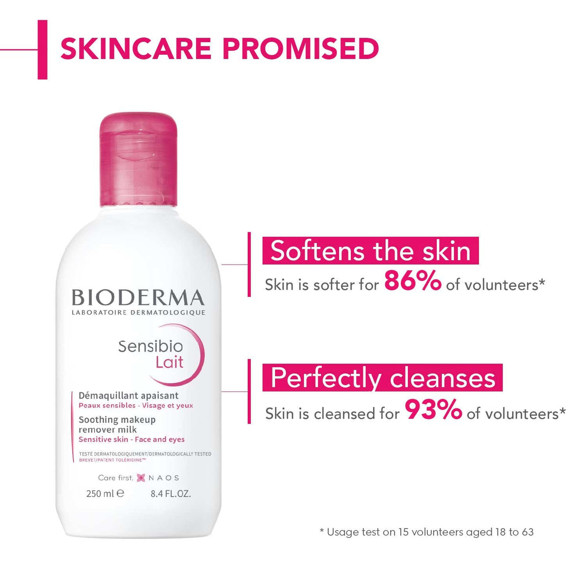 Bioderma Sensibio Lait A Non-Rinse Makeup Removing Milk (250ml) - Bioderma