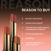 Charmacy Milano Flattering Nude Lipstick - 08 Bikini Tan (3.8 g) - Charmacy Milano