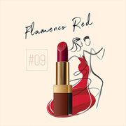 Charmacy Milano Luxe CrÃ¨me Lipstick - Flamenco Red No. 9 (3.8 g) - Charmacy Milano