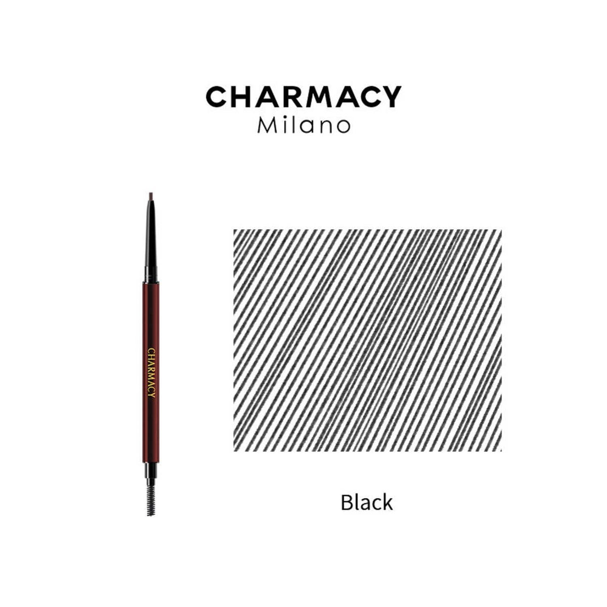 Charmacy Milano Ultra Defining Eyebrow Pencil - Black (0.10 g) - Charmacy Milano