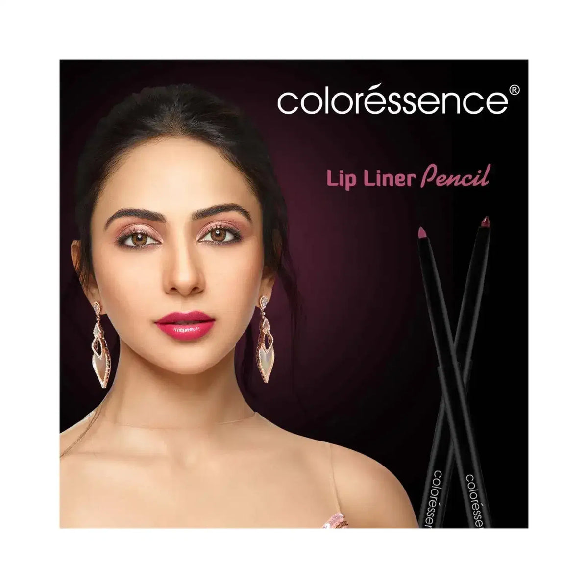 Coloressence Long Stay Opaque Finish Creamy Definer Lip Liner Pencil - Maroon (0.25 g) - Coloressence